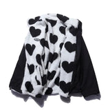 Jelena - Chaqueta reversible con corazones