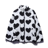 Jelena - Chaqueta reversible con corazones