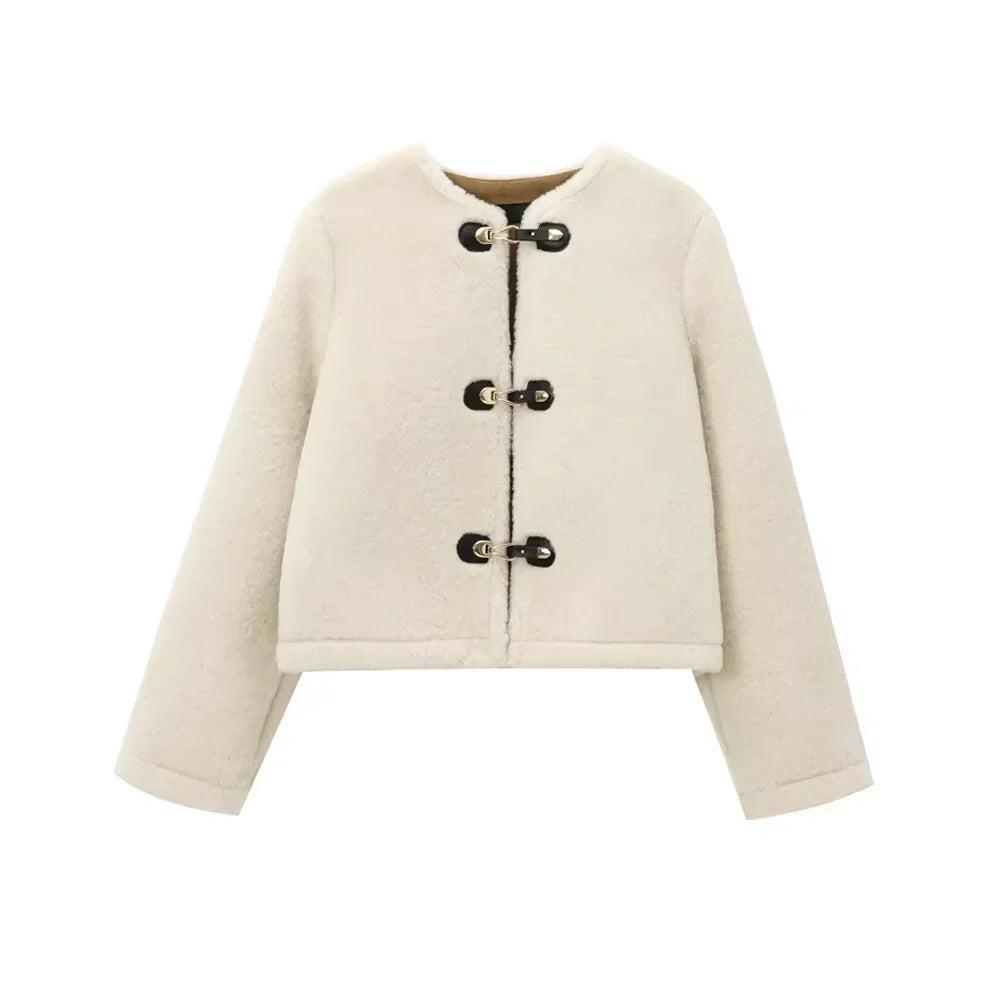 Noelia - Chaqueta de invierno retro