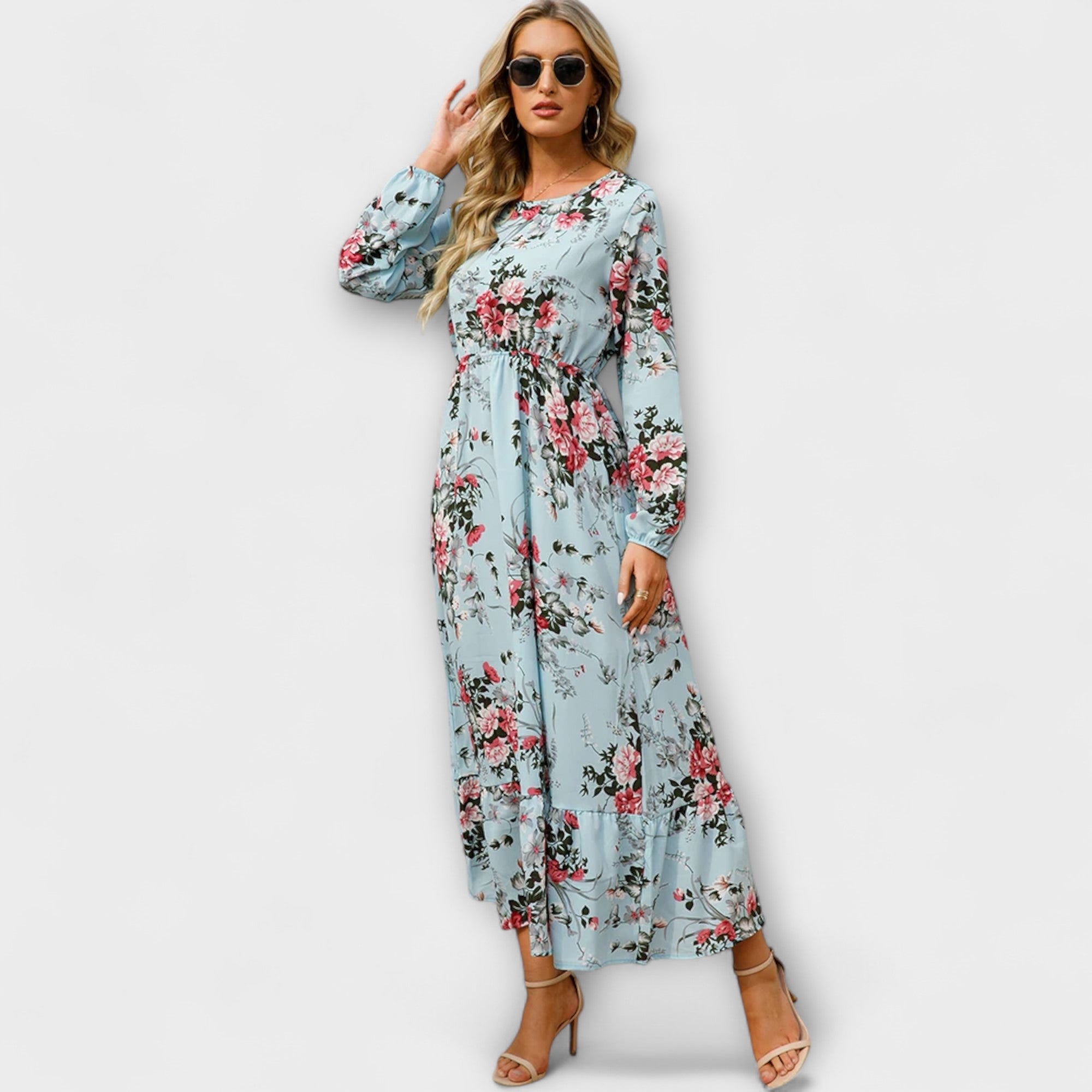 Barka - Vestido maxi boho de mujer de estilo elegante