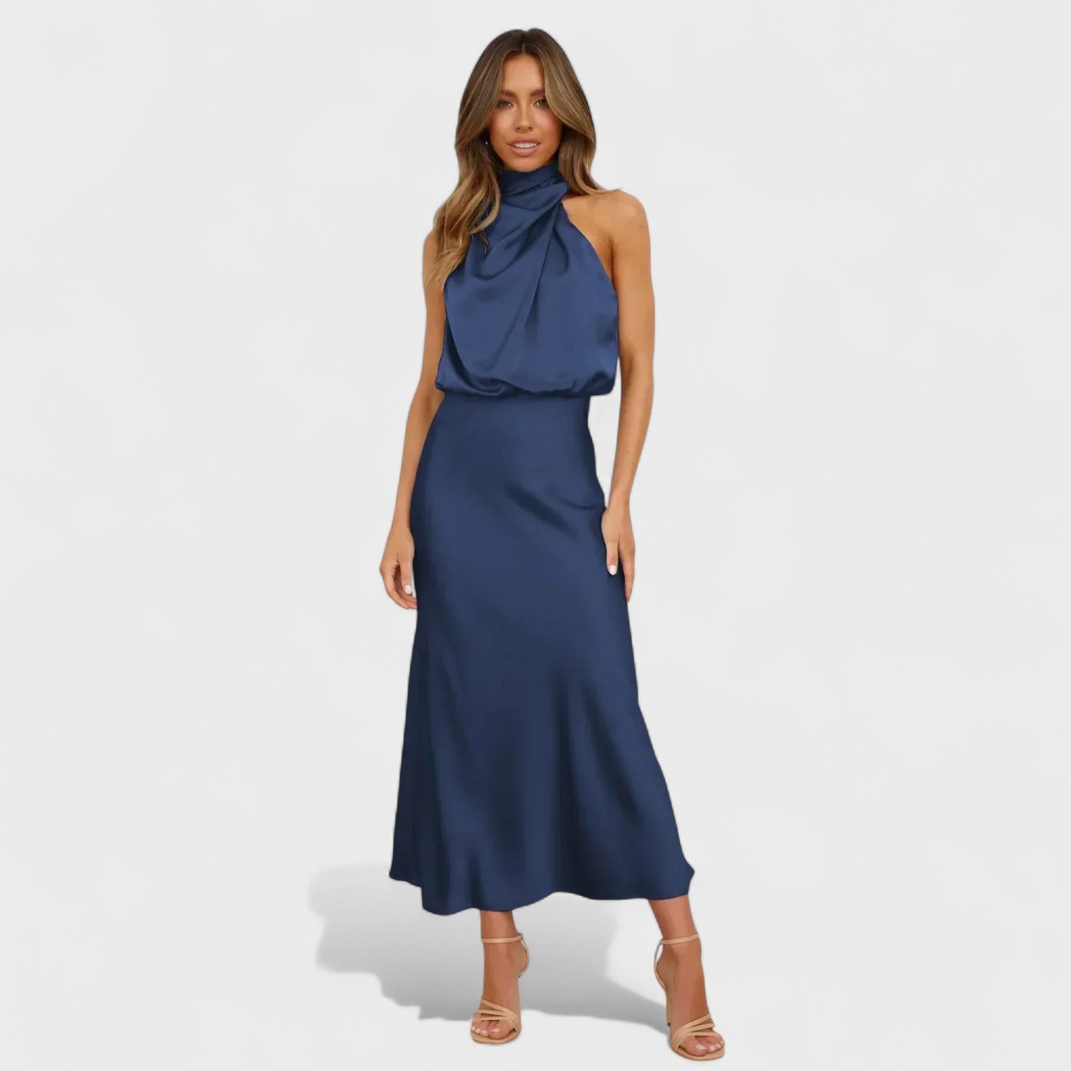 Alda - Vestido de Satén Elegante