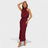 Alda - Vestido de Satén Elegante