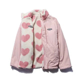 Jelena - Chaqueta reversible con corazones