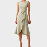 Antonija – Vestido de noche elegante con detalle de lazo