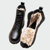 Kristina - Botas de cuero para invierno