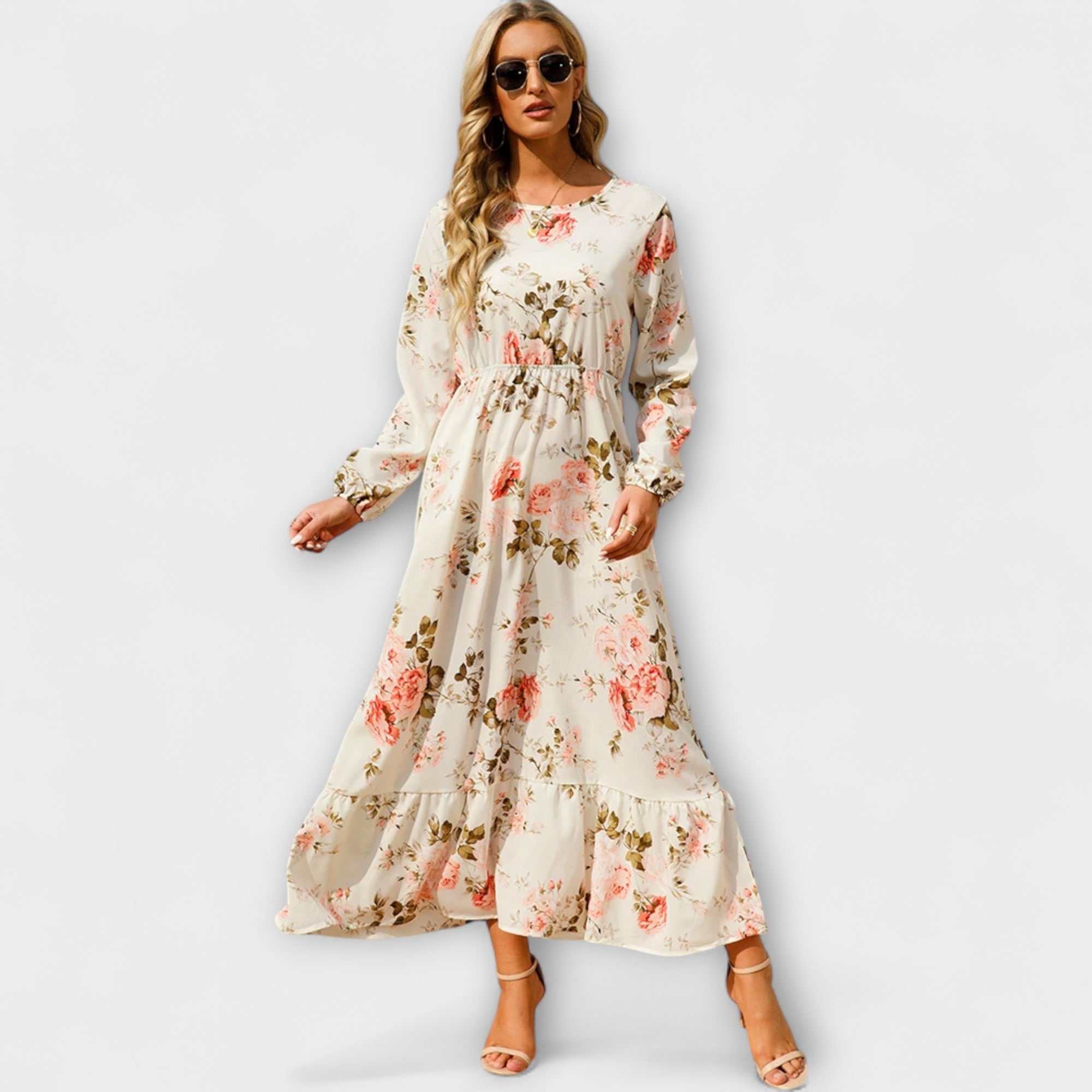 Barka - Vestido maxi boho de mujer de estilo elegante