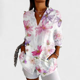 Antonija - Blusa con Patrón Colorido