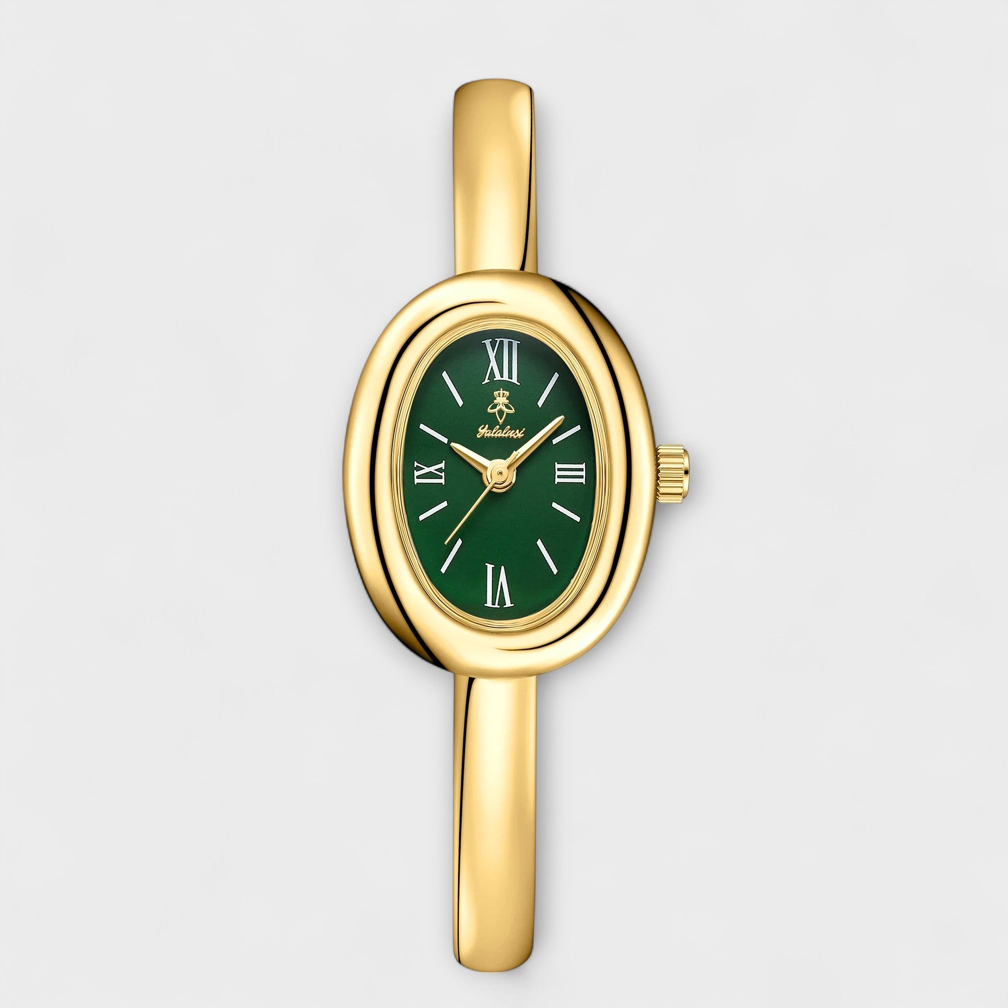 Nina® - Reloj dorado en forma de pulsera
