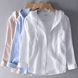 Julija - Camisa de Algodón con Capucha
