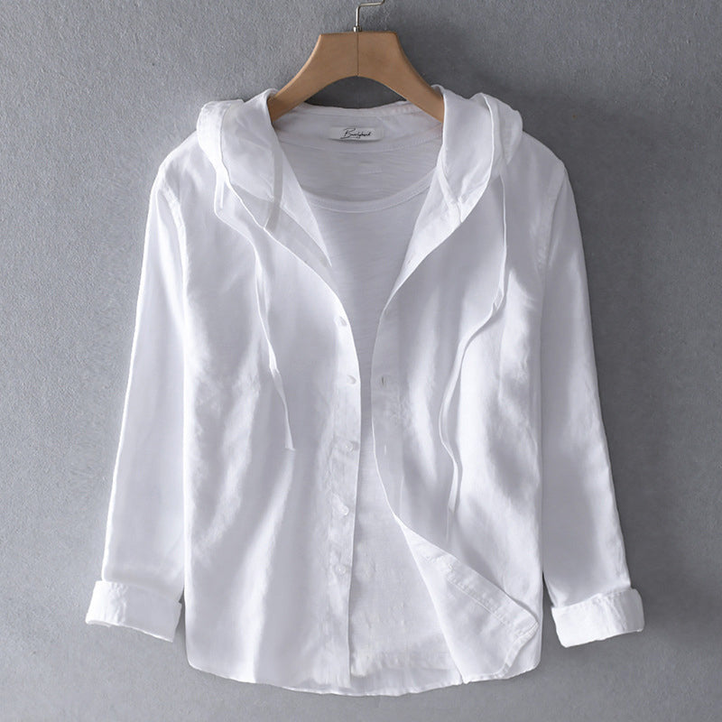 Julija - Camisa de Algodón con Capucha