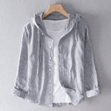 Julija - Camisa de Algodón con Capucha
