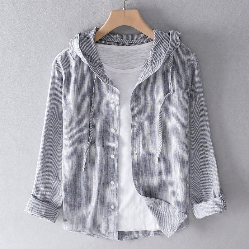Julija - Camisa de Algodón con Capucha