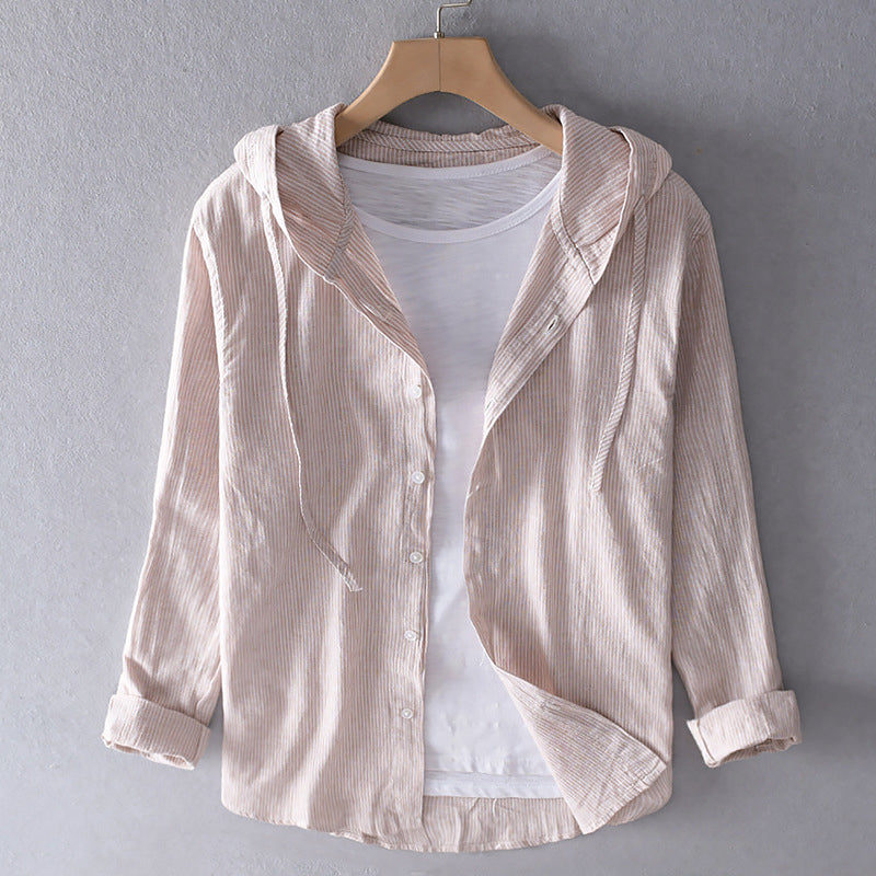 Julija - Camisa de Algodón con Capucha