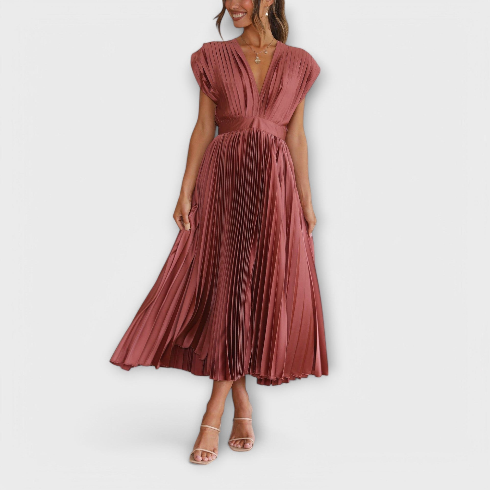 Maria – Vestido plisado para mujer para ocasiones especiales