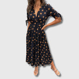 Monique – Vestido vintage femenino con lunares