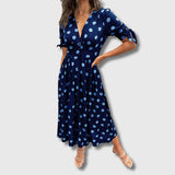 Monique – Vestido vintage femenino con lunares