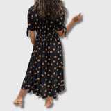 Monique – Vestido vintage femenino con lunares