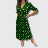 Monique – Vestido vintage femenino con lunares