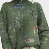 CORAL - suéter con cuello alto