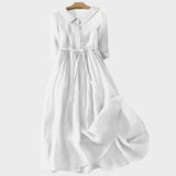 Ena - Vestido de verano con cintilla en la cintura