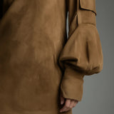 Viena™ | Elegante Mini de Invierno de Ante Sintético