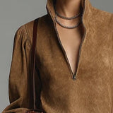 Vestido Mini de Cuello Alto