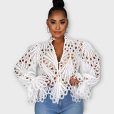 Malina – Blusa de Encaje Elegante