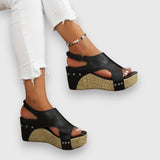 Mia | Sandalia de Plataforma Vintage