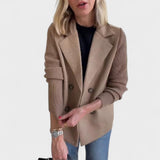 Valentina - Saco elegante con mangas de punto
