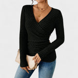Jelena – Camiseta elegante con escote en V