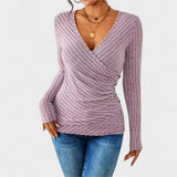 Jelena – Camiseta elegante con escote en V