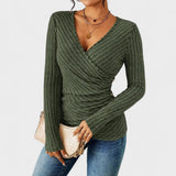 Jelena – Camiseta elegante con escote en V
