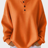Anne - Camiseta Henley de tejido waffle