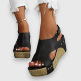 Mia | Sandalia de Plataforma Vintage