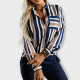 Clara - Blusa casual a rayas
