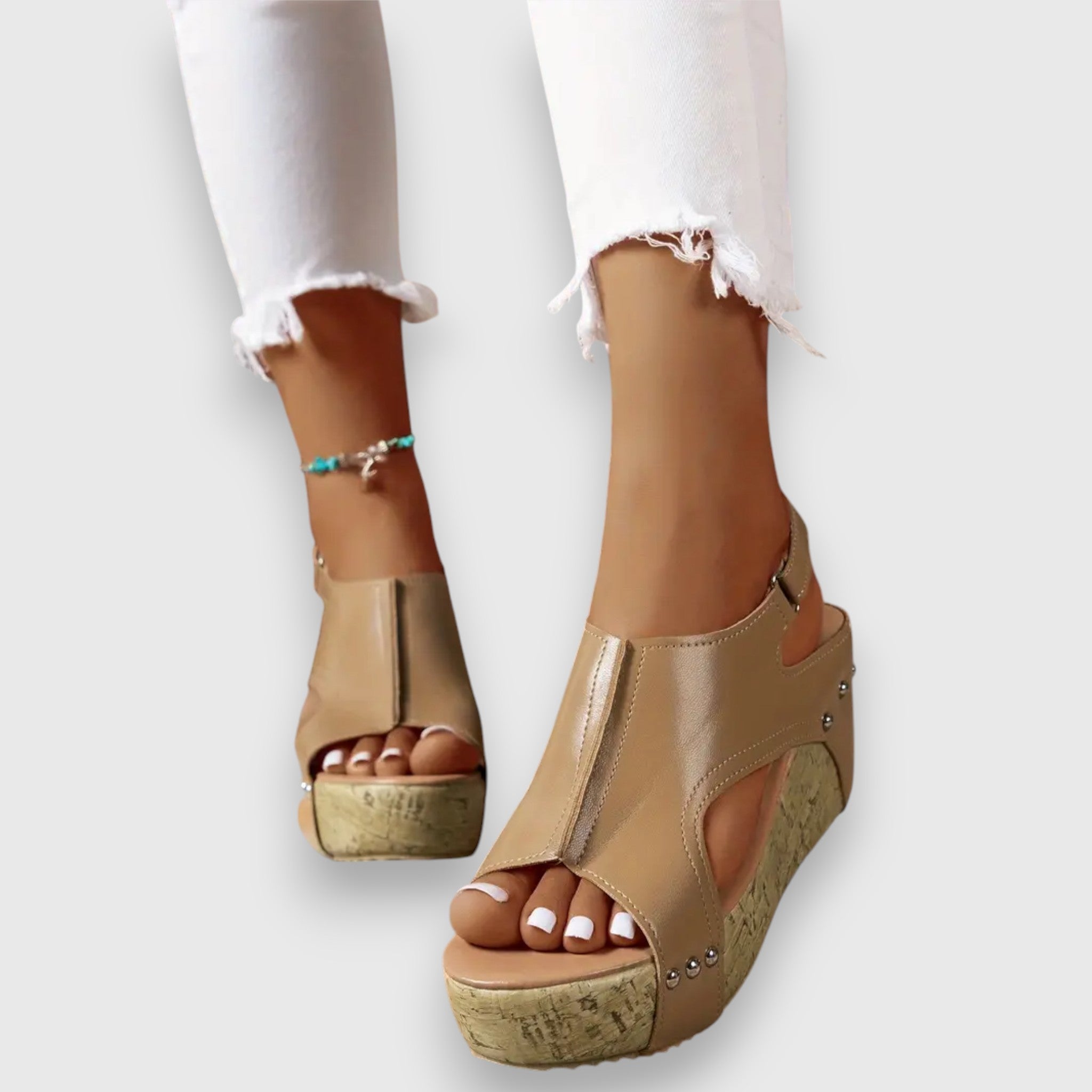 Mia – Sandalia de Plataforma Vintage