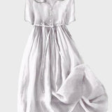 Vestido Clásico con Botones