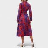 Camila – Vestido con estampado de leopardo