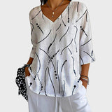 Adriana – Blusa blanca atemporal para cualquier ocasión