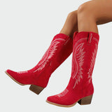 Biserka - Botas western bordadas con estilo