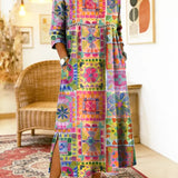 Pilar | Vestido Estampado étnico