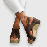 Mia | Sandalia de Plataforma Vintage