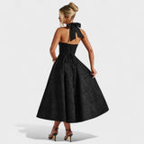 Julieta – Vestido midi con escote halter