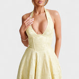 Julieta – Vestido midi con escote halter