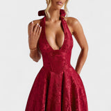 Julieta – Vestido midi con escote halter