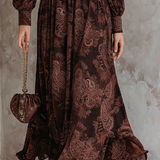 Vestido Maxi Silueta Con Formas