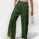 Elda - Pantalones anchos elegantes