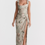 Ivelle | Vestido con Corte y Desgarro
