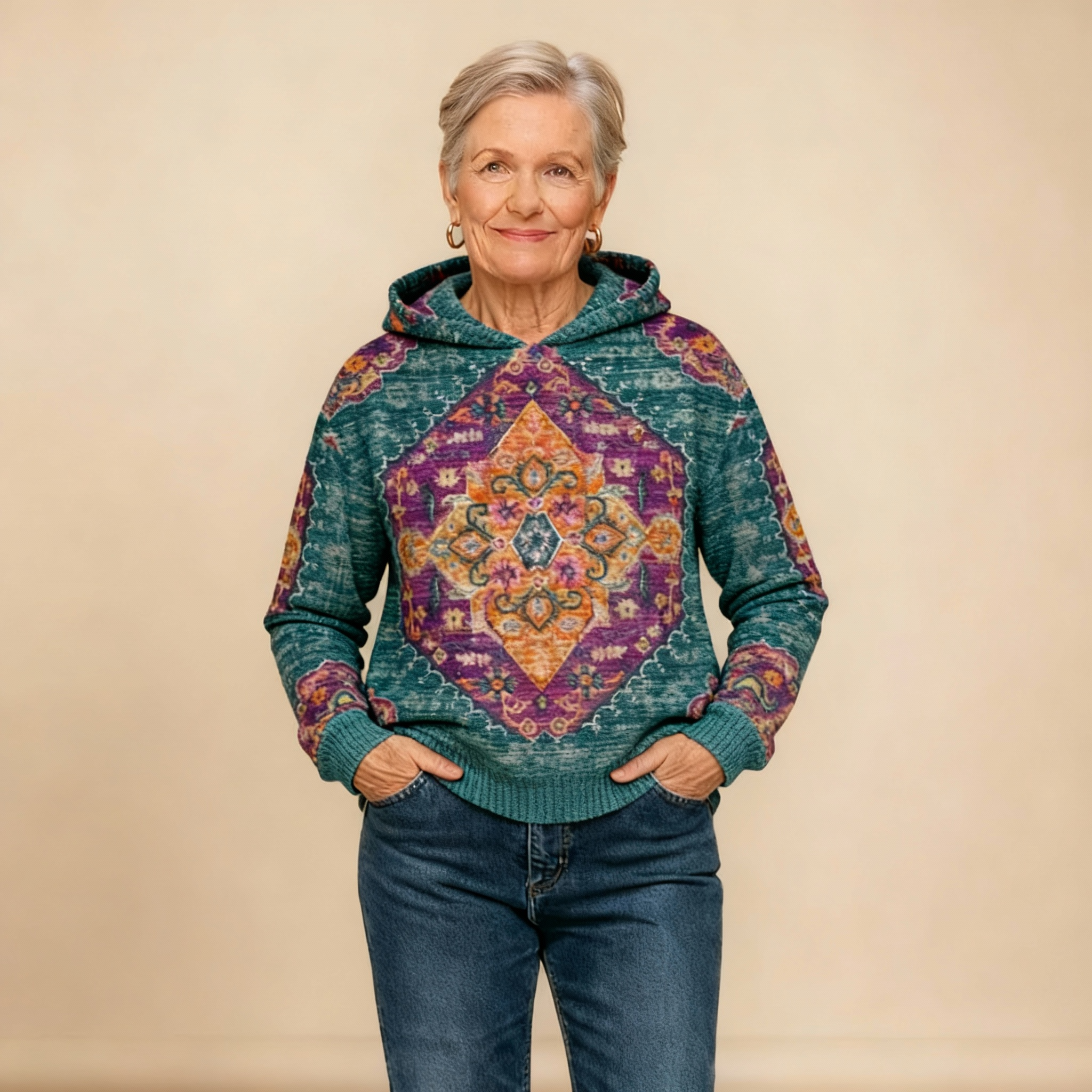 Ivy - Camiseta clásica con capucha