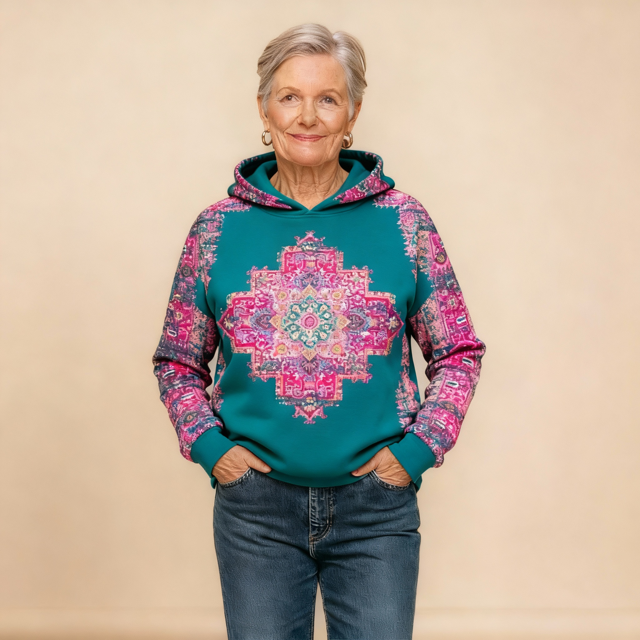 Ivy - Camiseta clásica con capucha